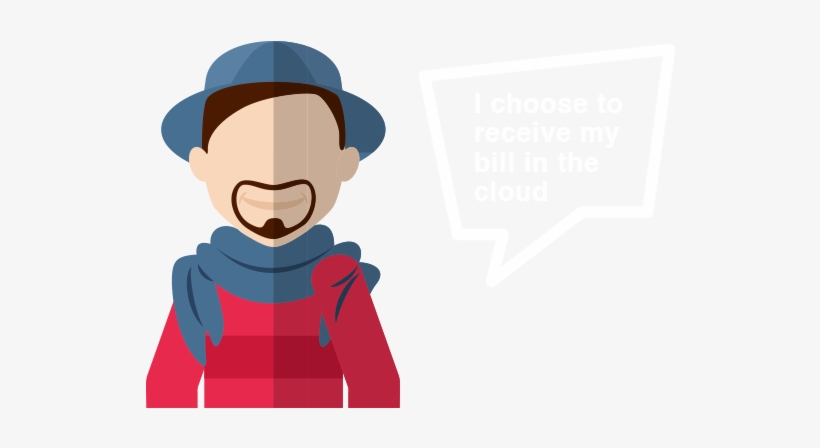 Gsb's Ground-breaking Bill Delivery To Popular Cloud - Cartoon, transparent png download