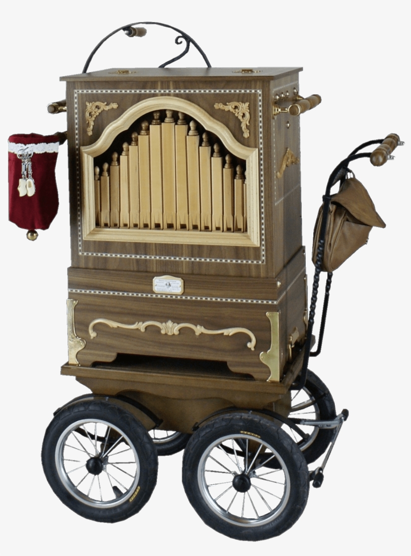 Barrel Organ On Kart - Barrel Organ, transparent png download