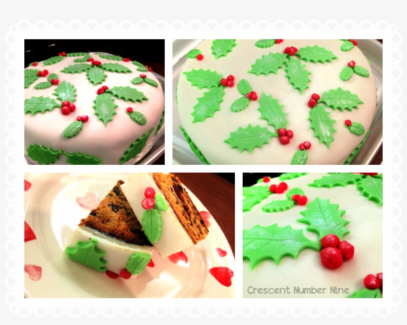 Christmas Cake Collage - Kuchen, transparent png download