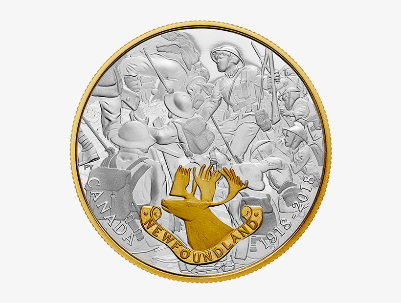 Pure Silver Gold-plated Coin - Canada, transparent png download
