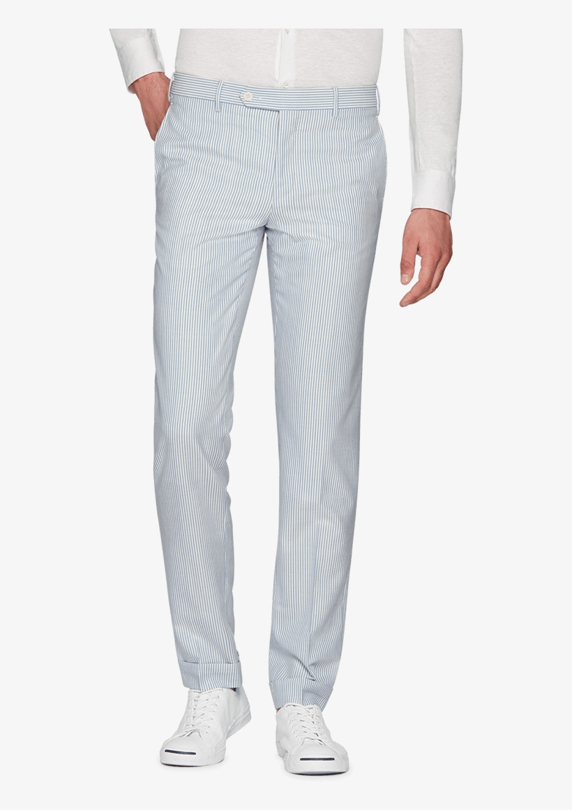 Flat Image Of The Curtis Striped Trouser - Formal Wear, transparent png download