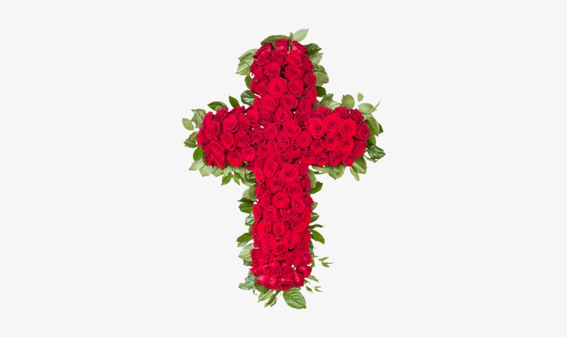 Sympathy Standing Cross Spray, Florist San Diego - Bouquet, transparent png download