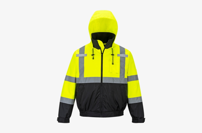 Portwest S364 Hi-vis Premium Bomber Jacket - Portwest Hi-vis Premium 2-in-1 Bomber - S364, transparent png download