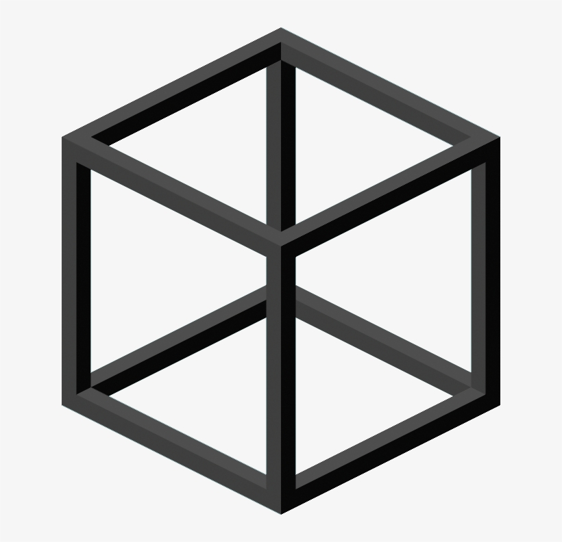 Isometric Projection Of An Object - Geometric Clipart, transparent png download