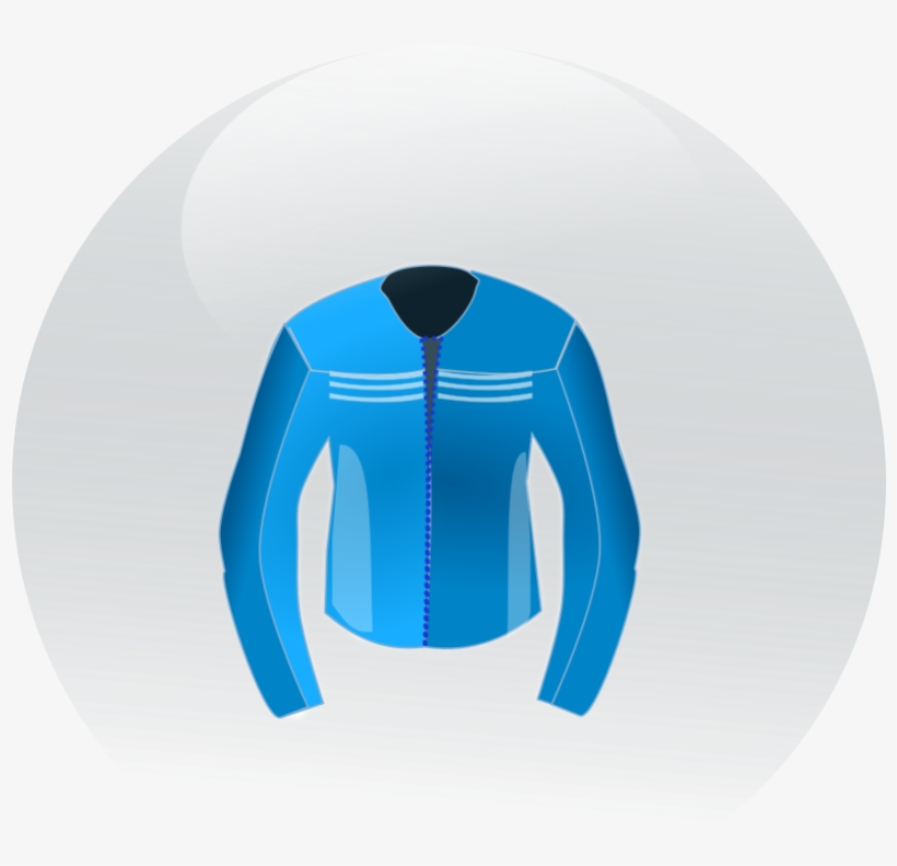 Free Vector Race Jacket Icon - Clip Art, transparent png download