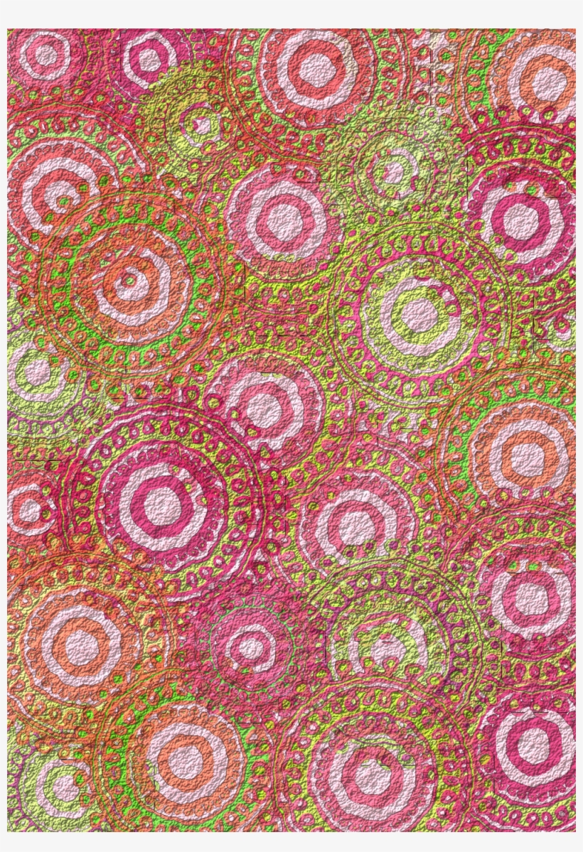 Net » Clip Art » Pink Lime Circle Pattern Scrap Paper, transparent png download