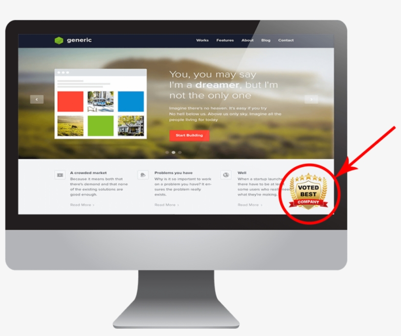 Get More Trust From Your Potential Customers - Wordpress Post Badge, transparent png download