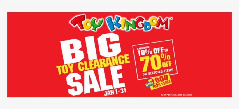 Big Toy Clearance Sale - Poster, transparent png download