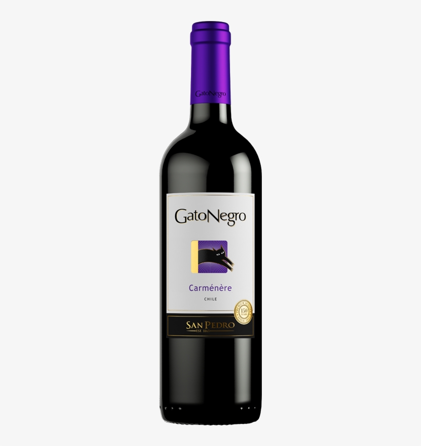 Vinho Gato Negro Merlot, transparent png download