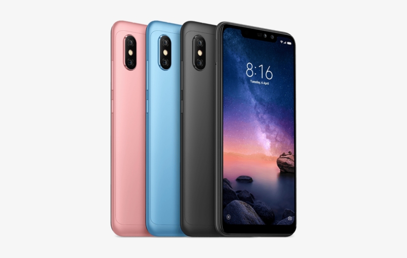 Xiaomi Redmi Note 6 Pro De 64gb, En Rosa O Negro, Por - Xiaomi Redmi Note 6 Pro, transparent png download