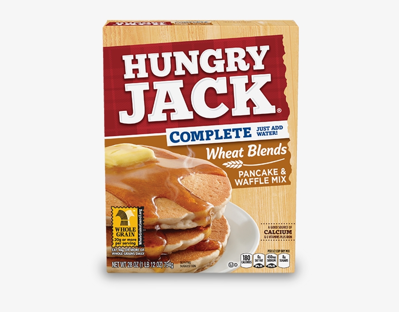 Complete Wheat Blends Pancake & Waffle Mix - Hungry Jack Whole Wheat Pancake Mix, transparent png download