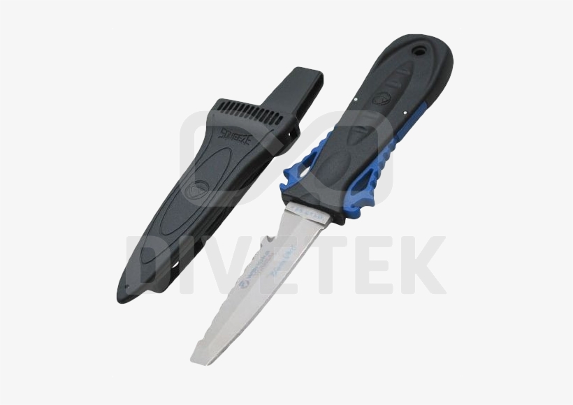 Aqualung Squeeze Lock Knife S/s Blunt - Aqualung Dive Knife, transparent png download