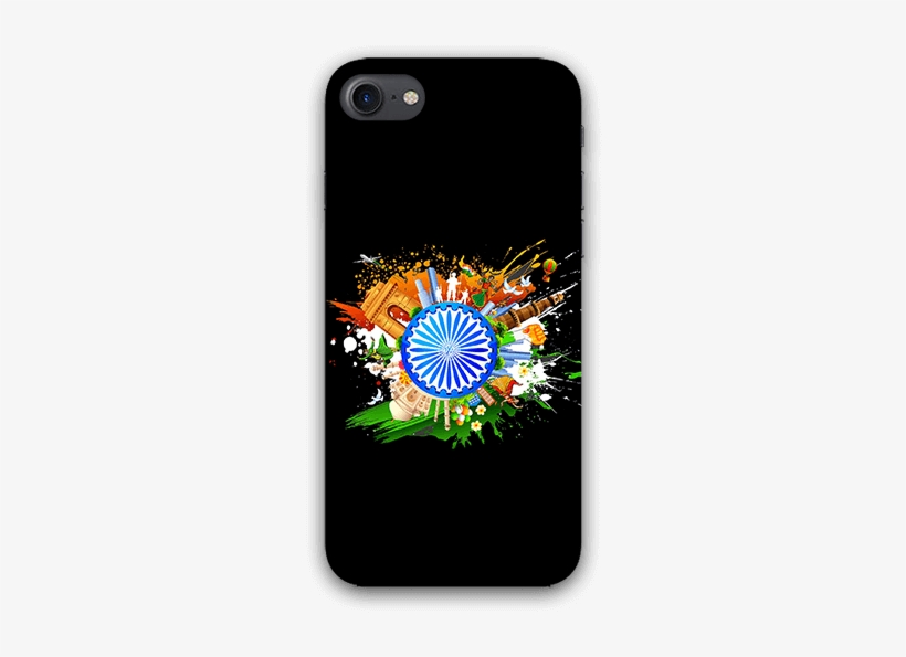 Proud India Iphone 8 Mobile Back Case, transparent png download
