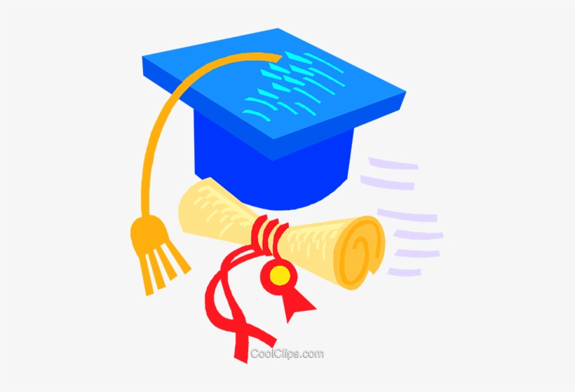 Download Graduation Hat And Certificate Royalty Free Vector ...