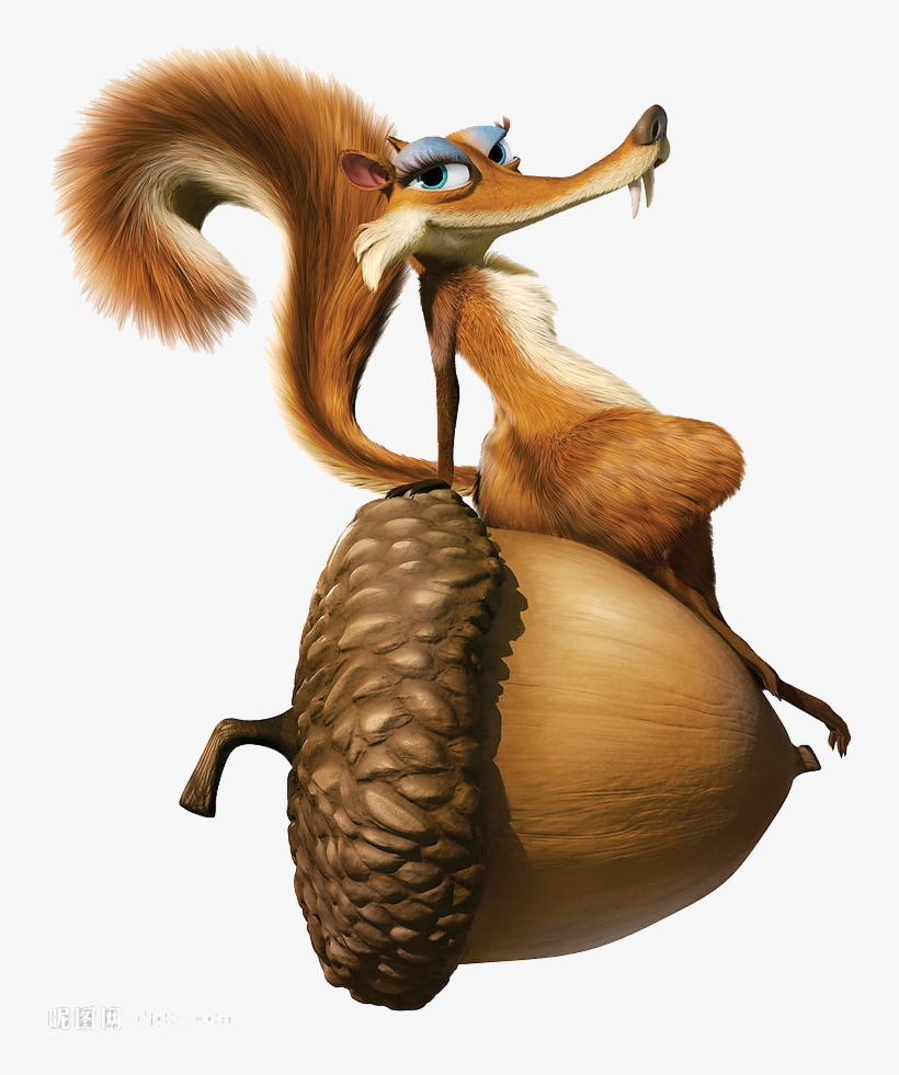 Ice Age Squirrel Png Image - Squirrel From Ice Age Girl Transparent PNG