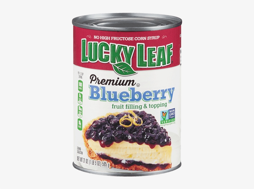 Premium Blueberry Fruit Filling & Topping - Lucky Leaf Blueberry Pie Filling, transparent png download