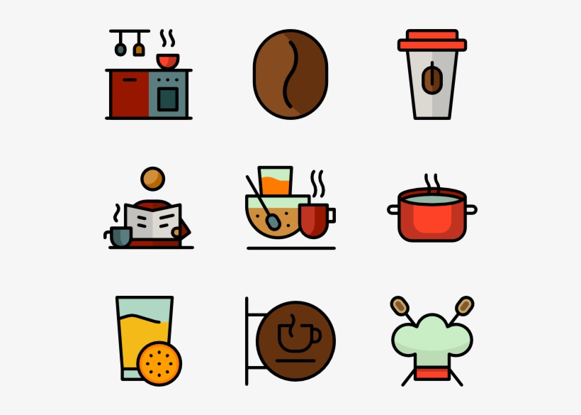 Bar Coffee Icon - Coffee, transparent png download