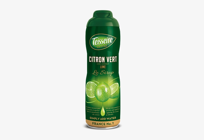 Teis Lime 60cl Png - Teisseire Citron Lemon Le Sirop, transparent png download