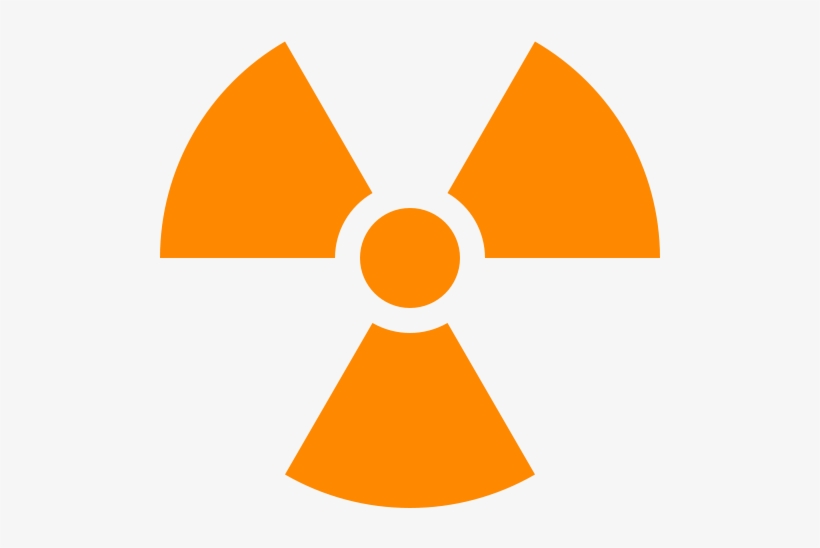 Radiation Warning Symbol - Radiation Symbol Png, transparent png download