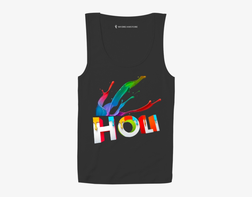 Happy Holi - Active Tank, transparent png download