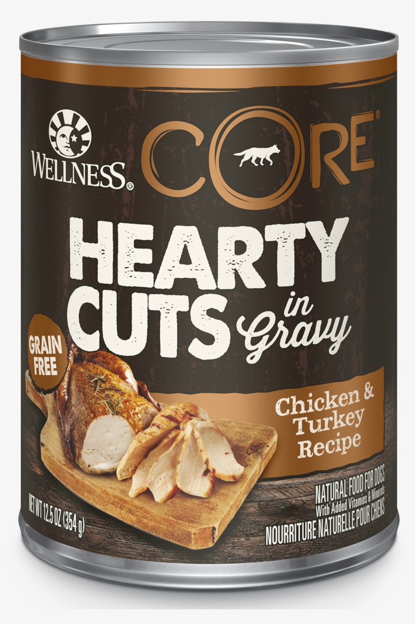 Core Hearty Cuts - Wellness Core Hearty Cuts Natural Wet Grain Free Canned, transparent png download