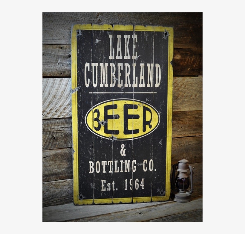 Custom Lake House Beer Bottling Sign - Custom Lake House Beer Bottling Wooden Sign - 22 X, transparent png download