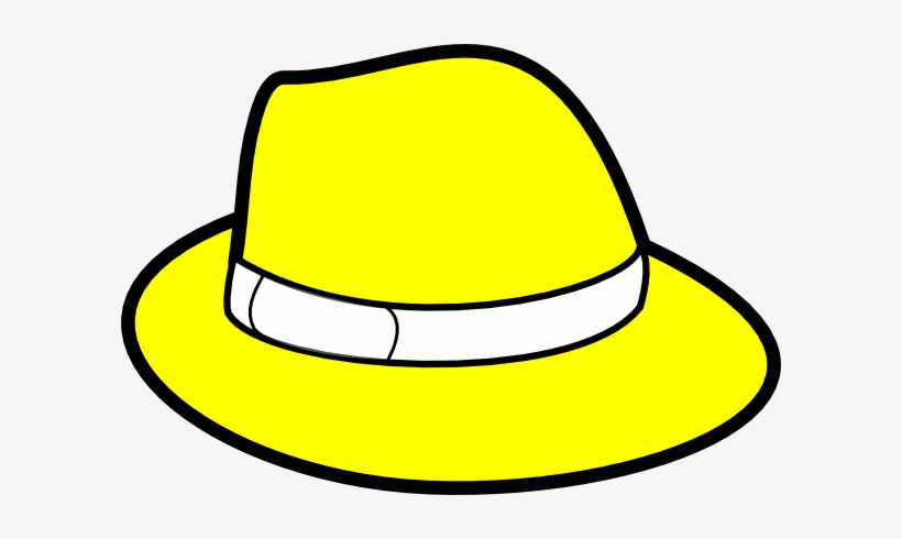 Top Hat Clipart Yellow - Clip Art Hat, transparent png download