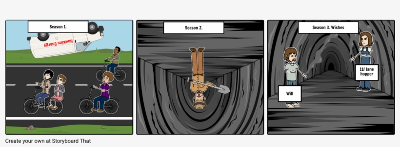 Stranger Things, By - Cartoon, transparent png download