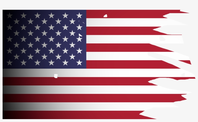 Torn Flag For Free Download On Mbtskoudsalg Png Ripped - Croatia And The United States, transparent png download