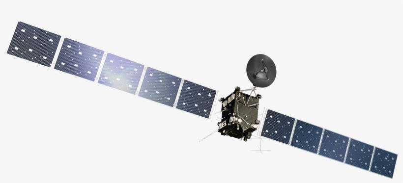 Artist's Impression Of The Rosetta Orbiter - Rosetta Spacecraft 3d Model, transparent png download