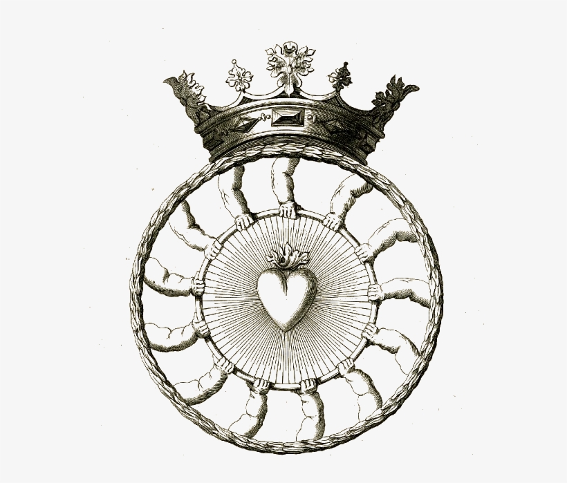 Hearaldic Vintage Illustration - Tatting, transparent png download