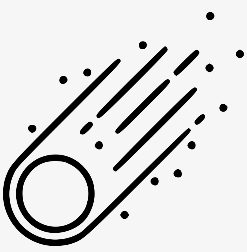 Comet Comments - Line Art, transparent png download