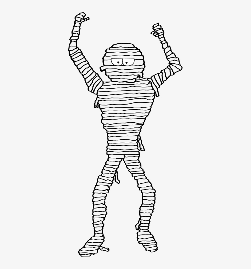 Mummy Clipart Mini - Mummy Cartoon, transparent png download