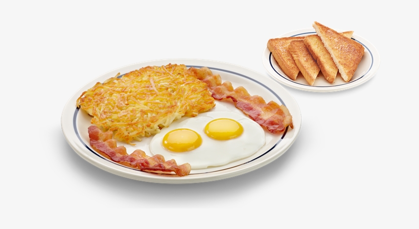 Name The Plates Flashcards Table View - Ihop Eggs And Bacon, transparent png download