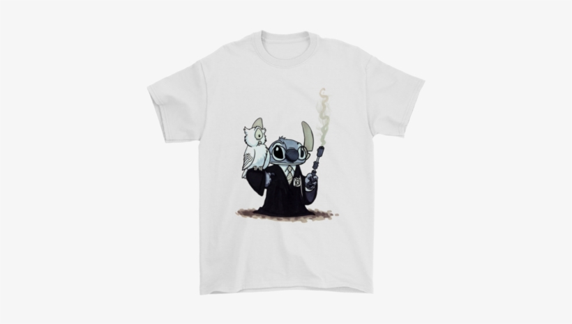 Harry Potter Hedwig And Stitch Mashup Shirtsan Excellent - Stitch, transparent png download