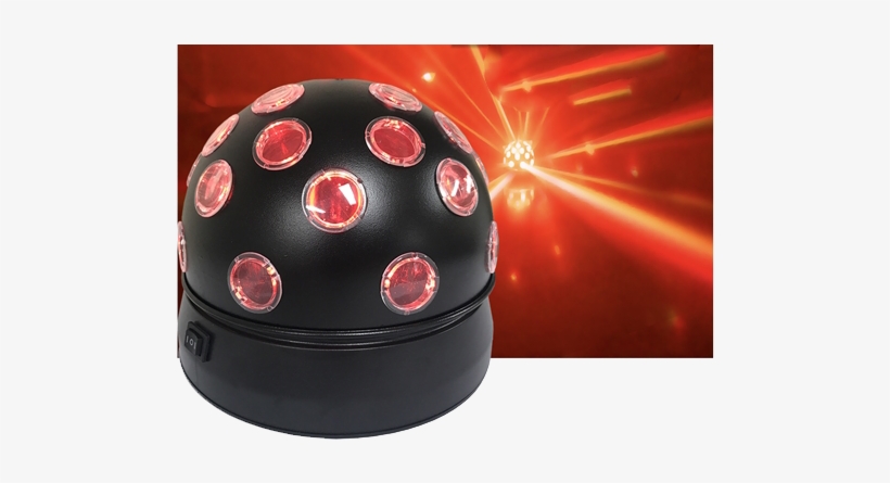 Party Ball Rgbw Rotating Quad Led Disco Ball Effect - Polka Dot, transparent png download