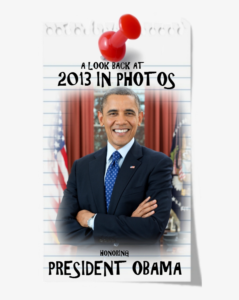 President Barack Obama To Be Honored In The "2013 Year-end - Barack Obama Photo, 2nd Term Official Portrait 2013, transparent png download