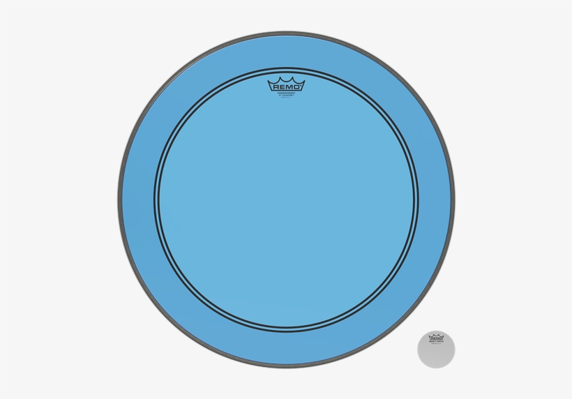 Powerstroke® P3 Colortone™ Blue - Remo Powerstroke P3 Colortone Bass Drum Head, transparent png download