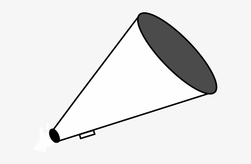 Megaphone Clip Art Bullhorn Danasrif Top - White Megaphone Clipart, transparent png download