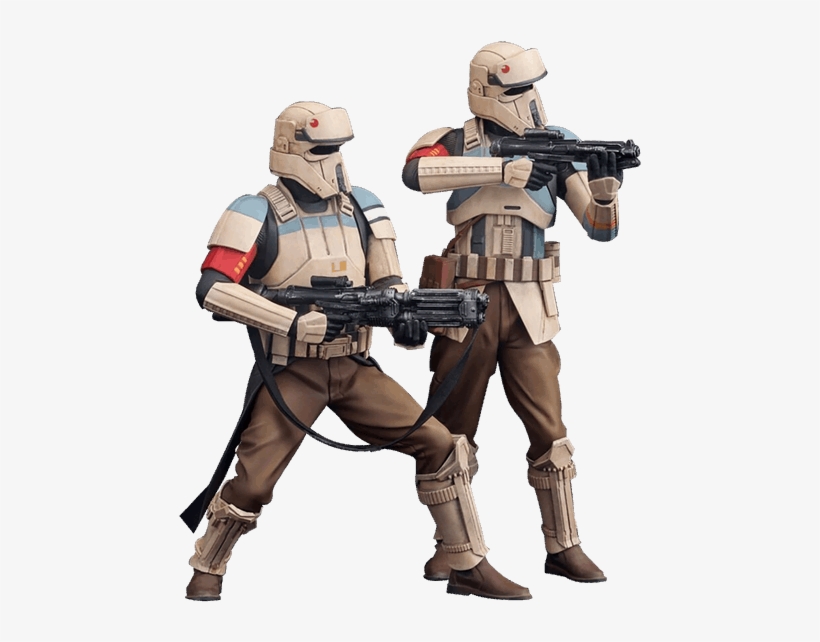 Scarif Stormtrooper 1/10 Scale Artfx Kotobukiya Statue - Rogue One A Star Wars Story Scarif Stormtrooper Two, transparent png download
