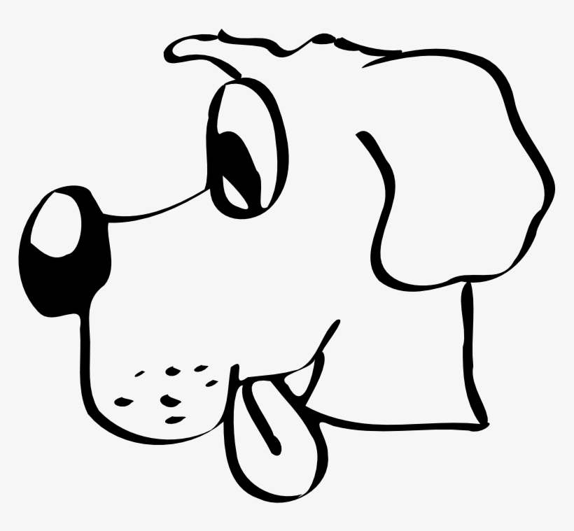 Dog Head 2 Svg Clip Arts 600 X 530 Px, transparent png download