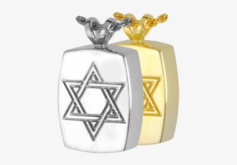 Star Of David Urn Necklace - Star Of David Traits, transparent png download