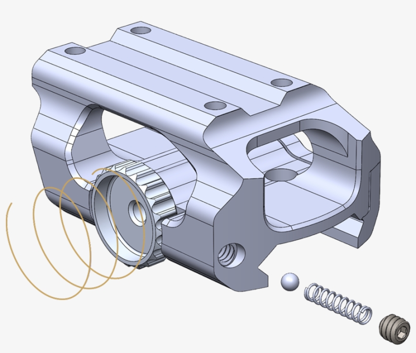 Best Trijicon Mro Mount, transparent png download