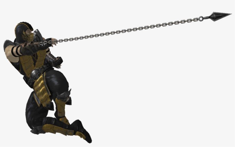 Mortal Kombat Scorpion Png Free Download - Scorpion Mortal Kombat Kunai, transparent png download