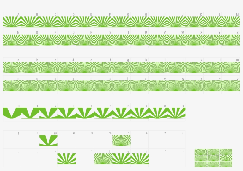 Font Half Sunburst W4 02 Preview - Pattern, transparent png download