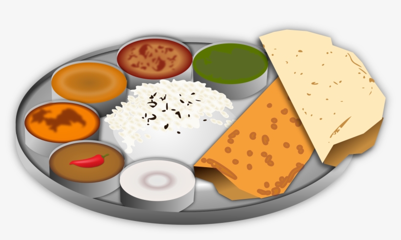 Indian Food Clipart - Meal Drawstring Backpack Bags Promotional Sport Gym, transparent png download