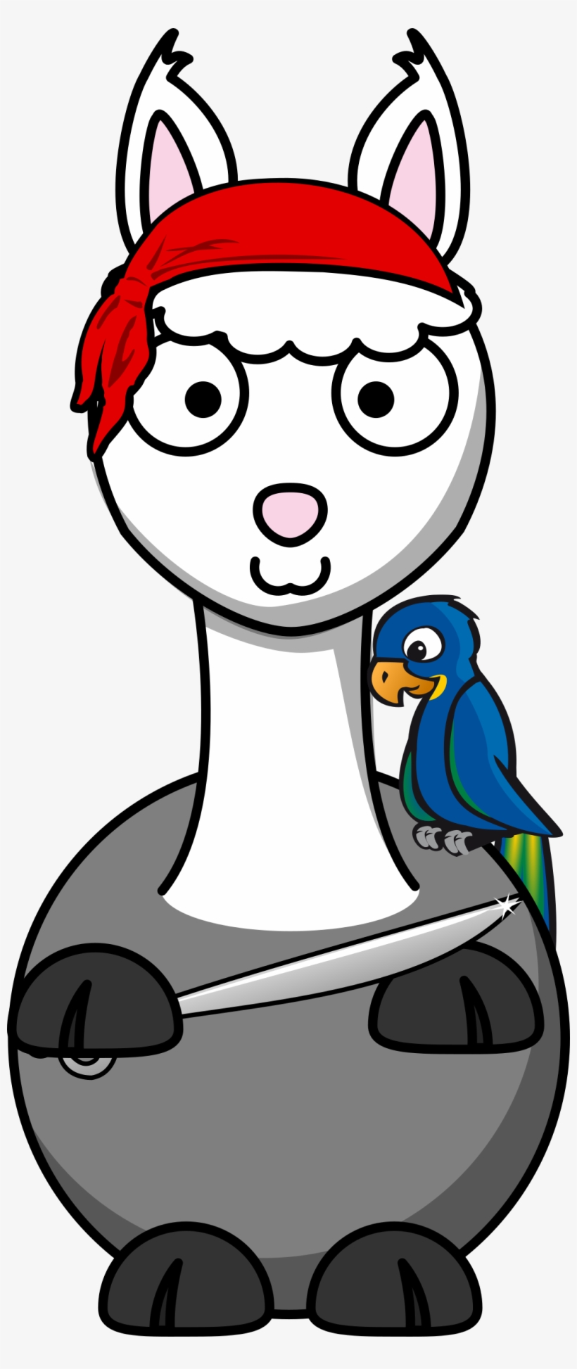 This Free Icons Png Design Of Alpaka Pirate, transparent png download