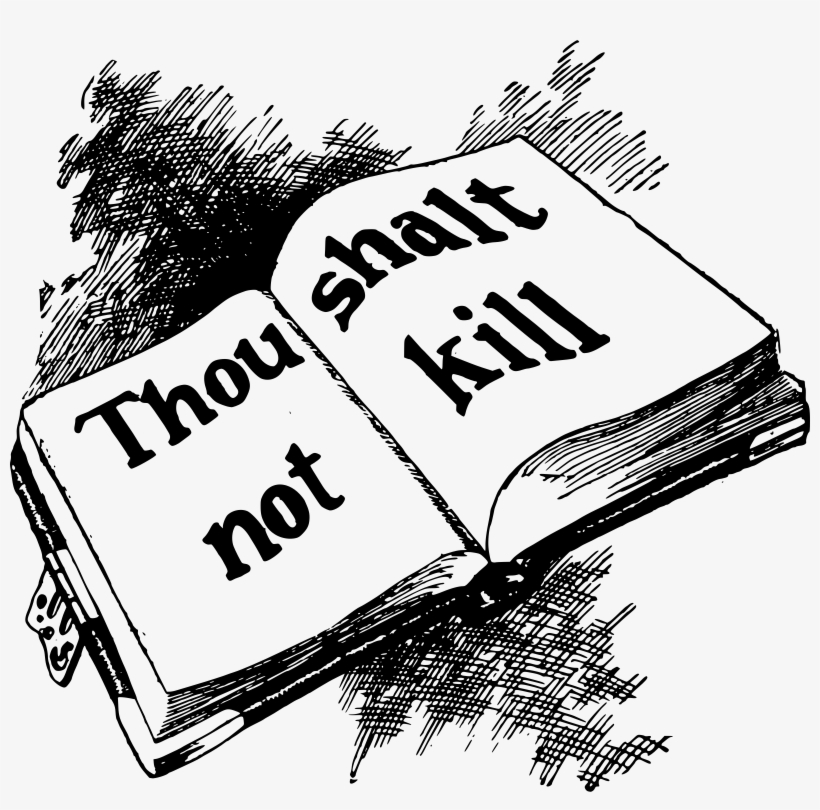 This Free Icons Png Design Of Thou Shalt Not Kill, transparent png download