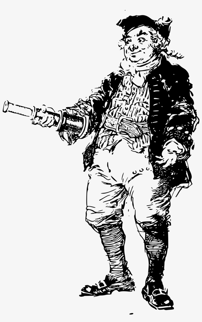 This Free Icons Png Design Of A Captain With A Spyglass, transparent png download
