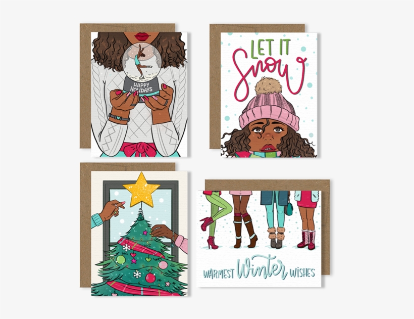 Assorted Holiday Greeting Card Box - Greeting Card, transparent png download